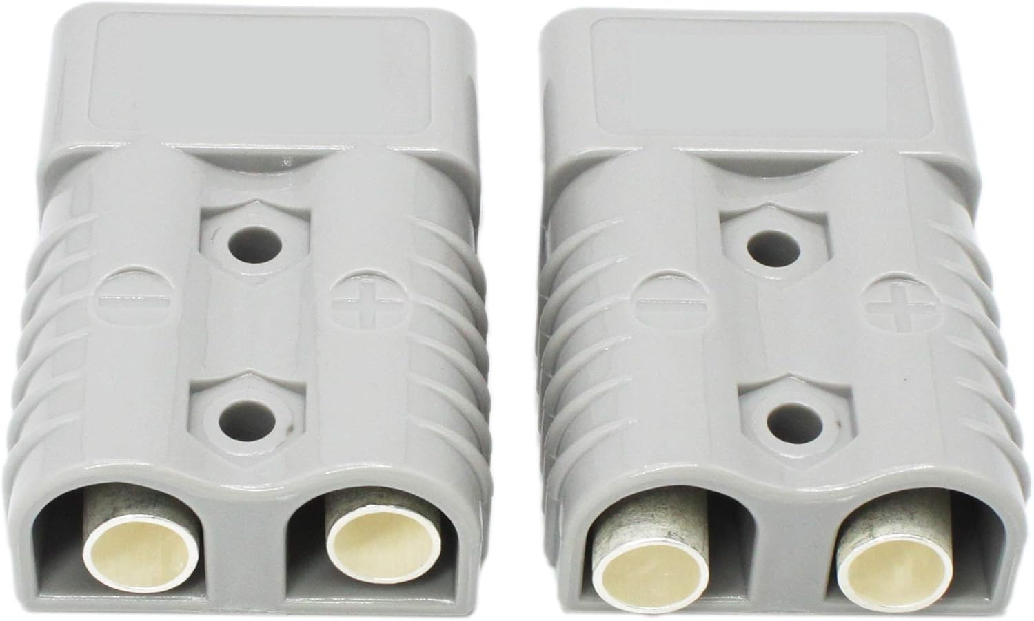 X-Haibei Gray Battery Quick Connector Kit 175 Amp 1/0 Gauge Plug Connect Disconnect Winch Forklift Winch Trailer
