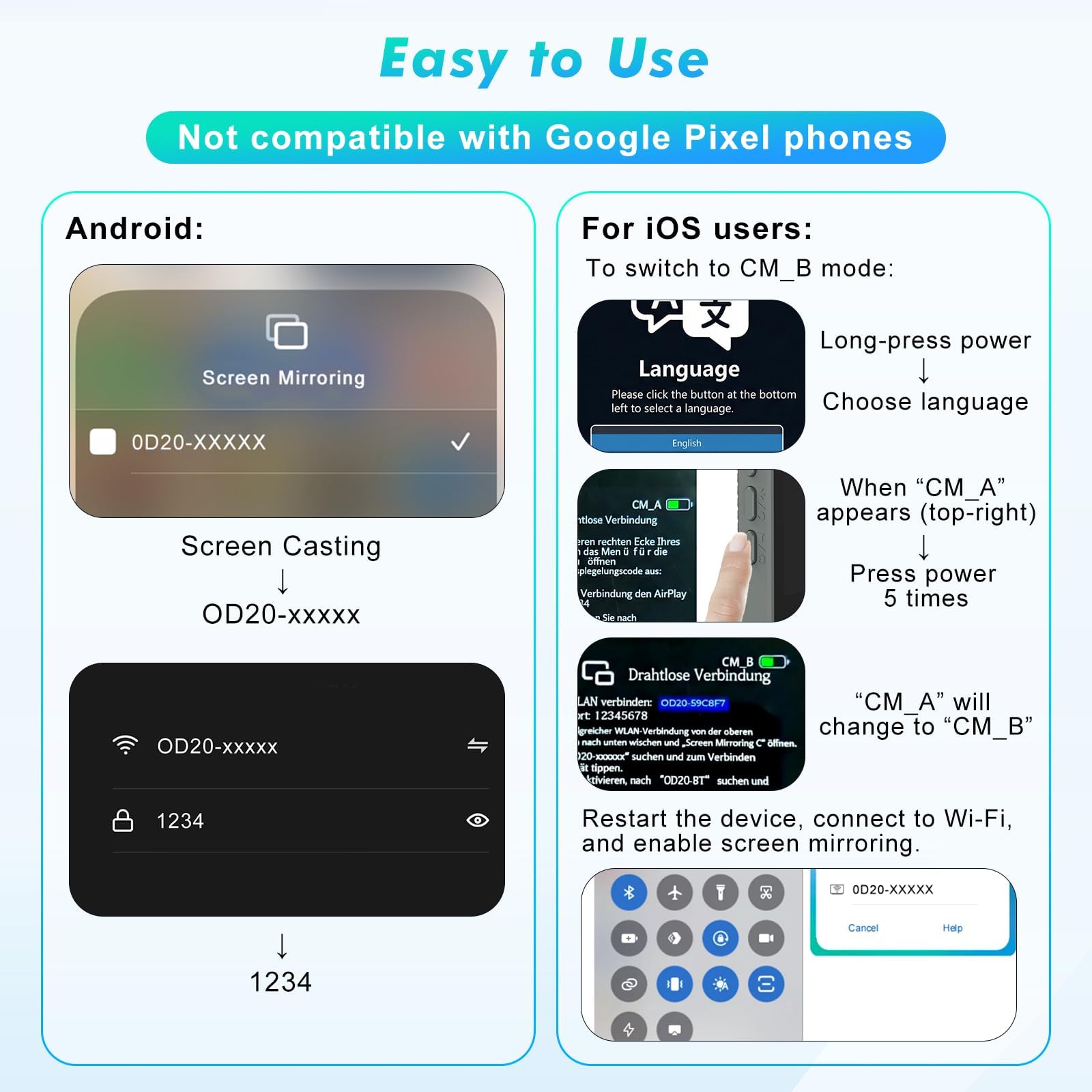Ninonly Écran Moniteur Selfie Magsafe, 1080P Magnétique Écran Selfie pour iPhone & Android, 4" Haut-Parleur Intégré & Batterie 4h, Moniteur Accessoire Caméra Arrière pour Vlog TikTok Live-Stream
