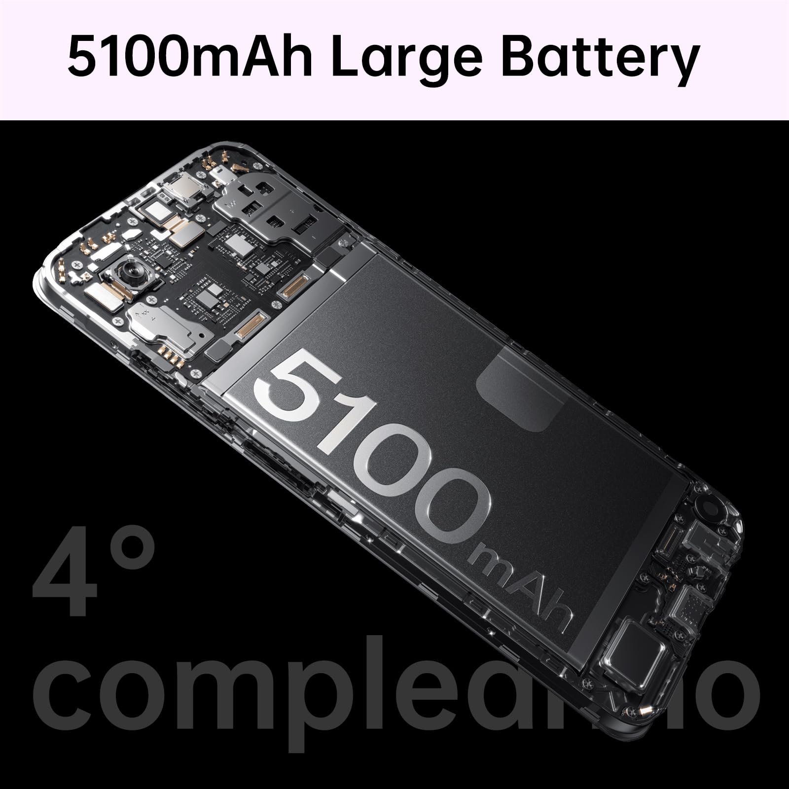 OPPO A40m 8+256GB, Sbloccato Android Smartphone, Telefono Cellulare, LCD da 6,67" 90Hz, SUPERVOOC 45W, Batteria 5100mAh, AI Fotocamera 50MP, Snapdragon 6s 4G Gen1, Splash Touch, NFC, Dual SIM, Bianco
