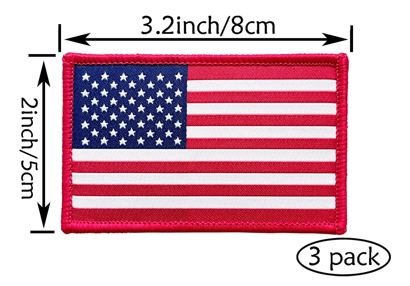 Patch Bandiera USA Militare Patch Morale Bandiera USA Militare Tattica - Nuova, Originale, Made In USA Patch Militare - Foto 3