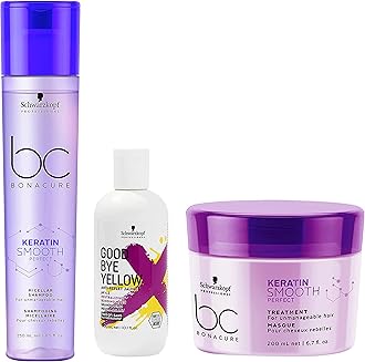 Schwarzkopf Professional Shampoo | 300 Ml&Schwarzkopf Professional Bonacure Keratin Micellar Shampoo &Schwarzkopf Professional Bonacure Conditioning Treatment Hair Mask