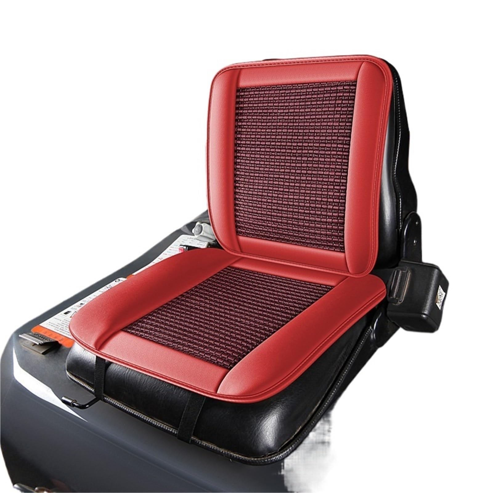 Cymmiyt Red Lawn Mower Seat Cover Lawn Mower Tractor Seat Universal Forklift Cover For Excavator Crane(Red)