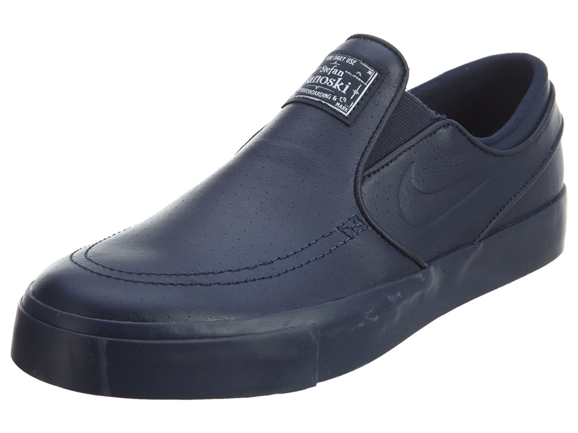 Nike Mens Zoom Stefan Janoski Slip Prm Skate Shoe Obsidian