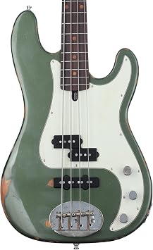 Lakland USA Classic 44-64 PJ Bass Guitar - Aged Sherwood Green, Sweetwater Exclusive