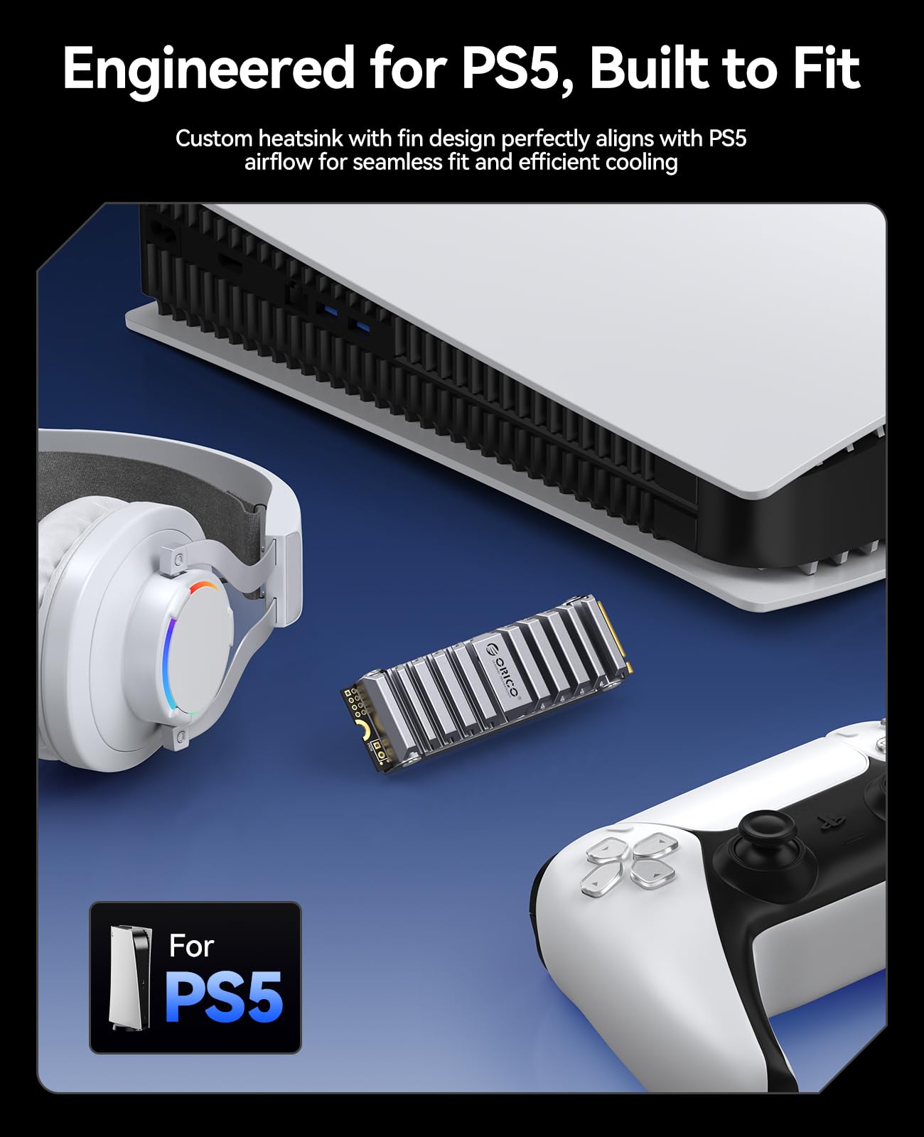 Amazon.in: Buy ORICO OS5 2TB M.2 SSD for PS5 Storage Expansion, M