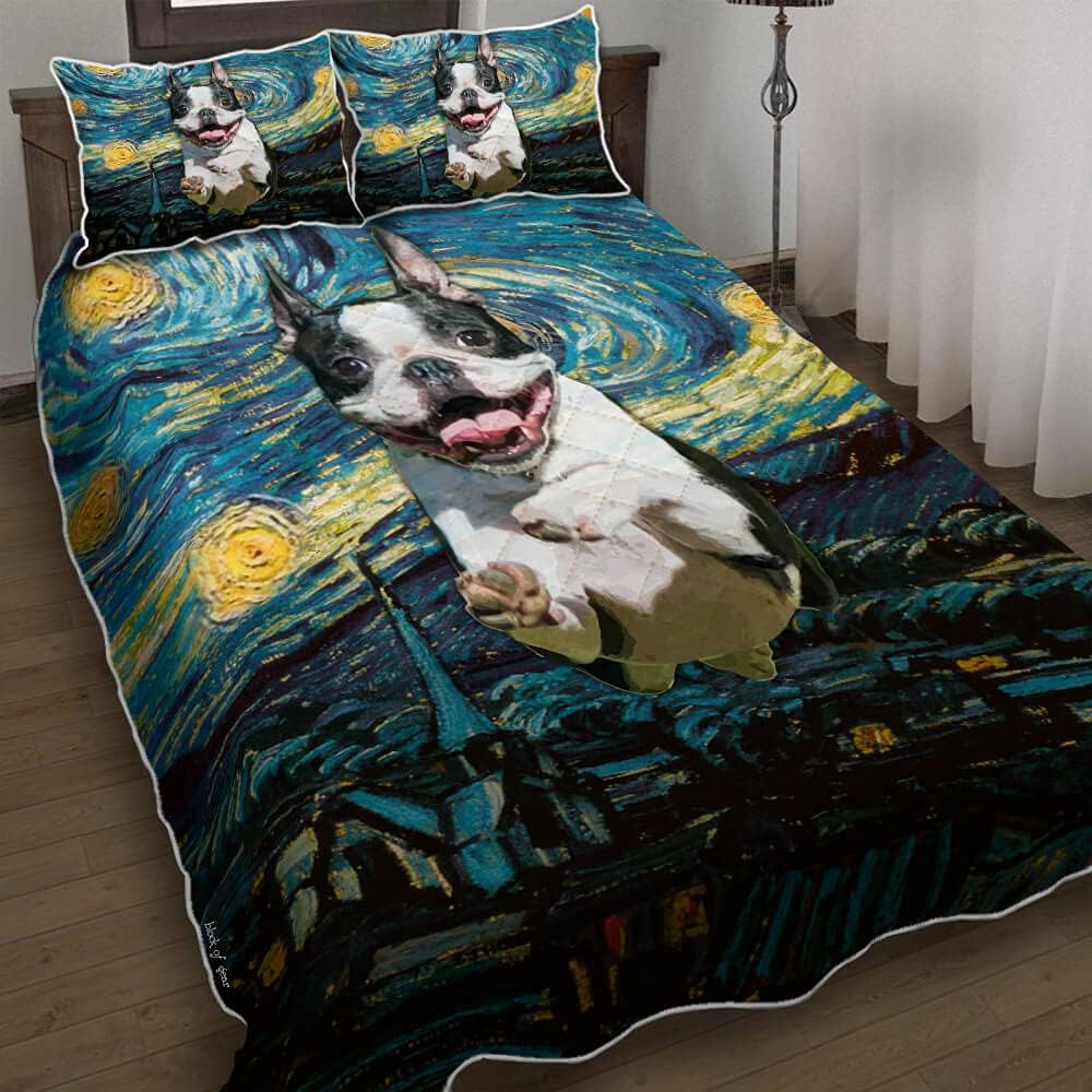 boston terrier bed sheets