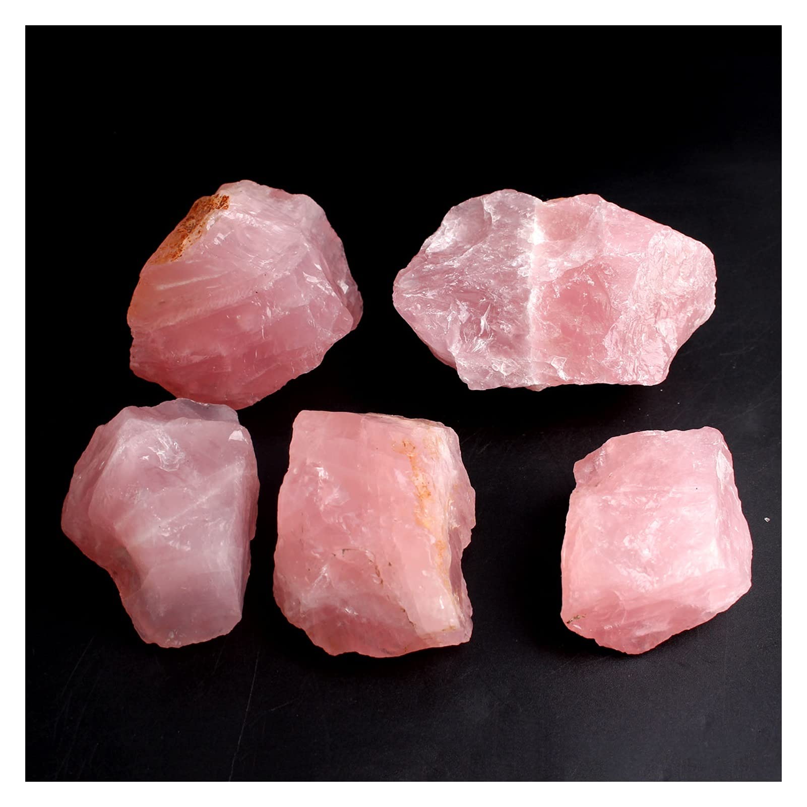 Amazon.com: 1PC Large Madagascar Natural Rose Quartz Crystal Pink 