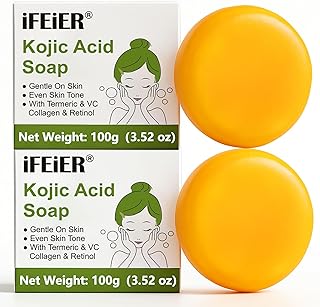 Barras de jabón de ácido kójico de 7.04 onzas...