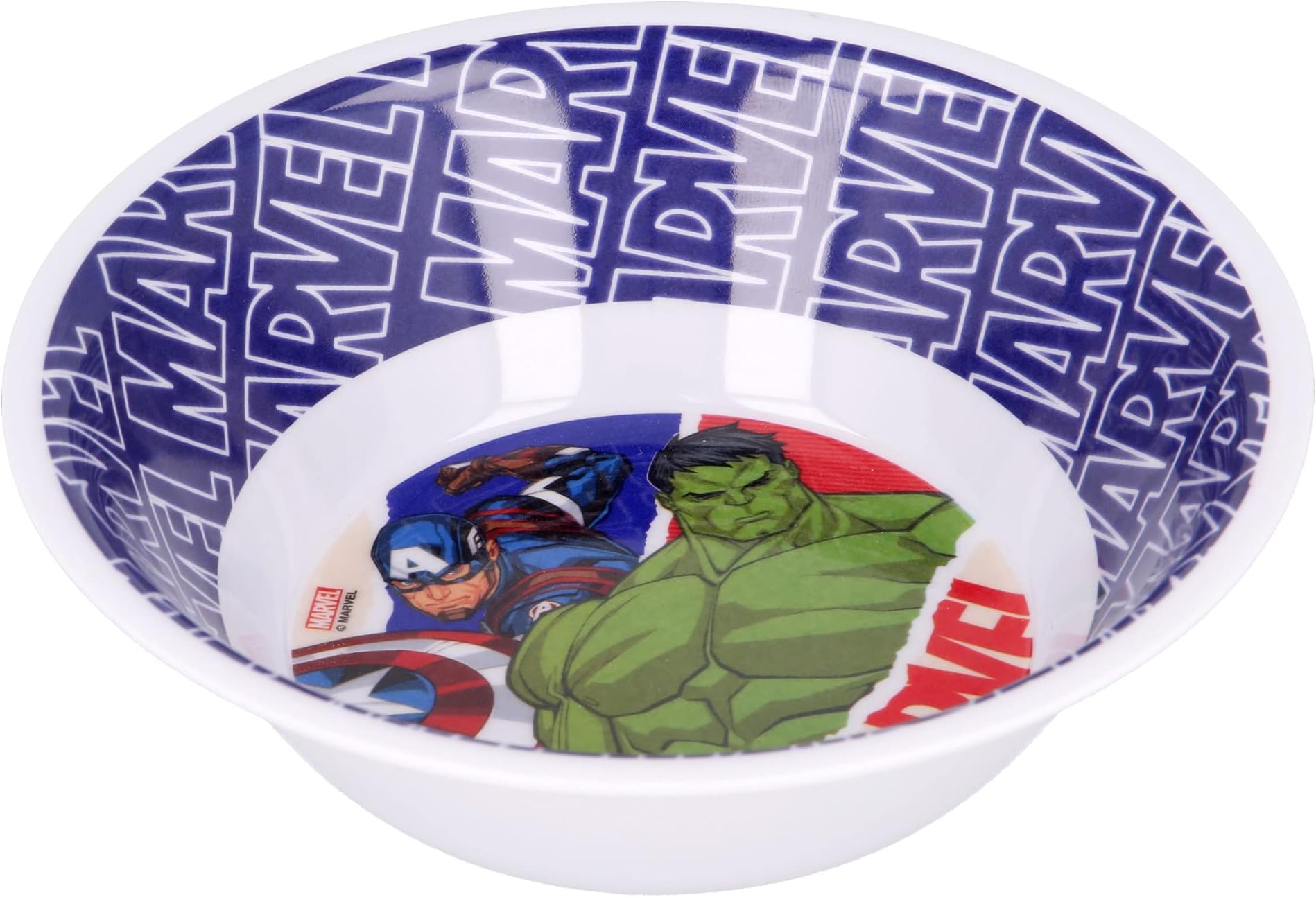Stor Melamine Bowl W/O Rim Avengers Comic Heroes