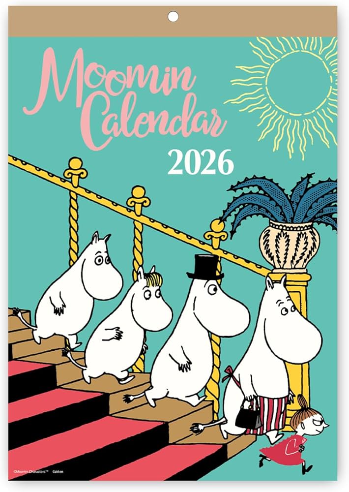 Amazon | 学研ステイフル 2026 カレンダー ムーミン 壁掛け 原画