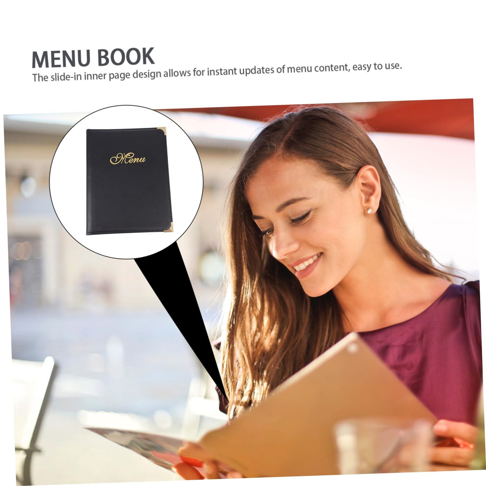 15piezas Carpeta De Menú De Restaurante y Bar Portamenús De Diseño Simple y Práctico Para Mostrar Precios y Platos Hoteles y Hogar