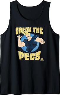 Johnny Bravo Check the Pecs Tank Top