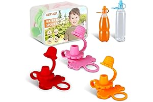 Water Bottle Spout Adapter for Kids: No-Spill, BPA-Free Hydration for Toddlers & Babies (3-Pack)