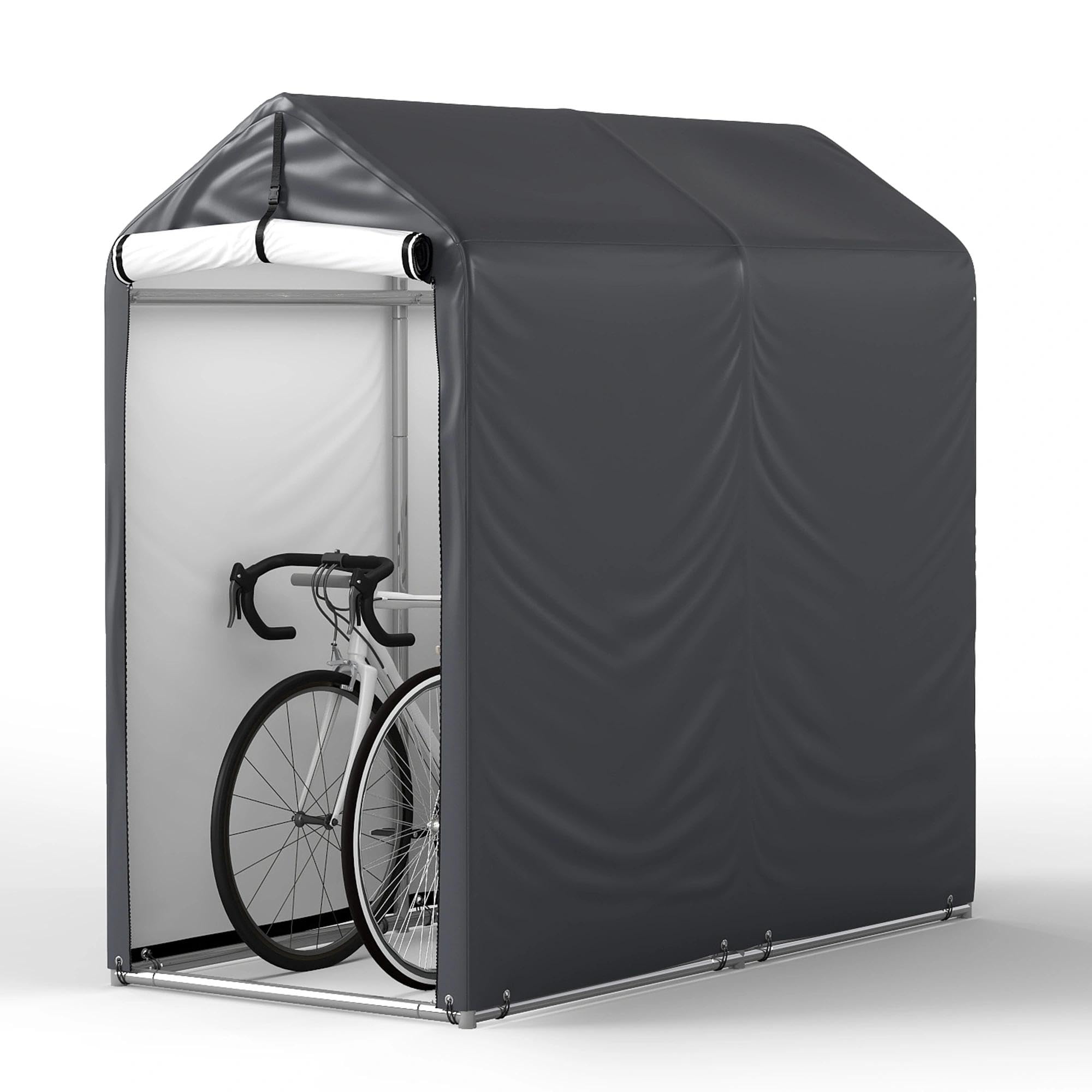 Amazon.com : 3x6 Ft Outdoor Storage Shelter, Heavy Duty Waterproof