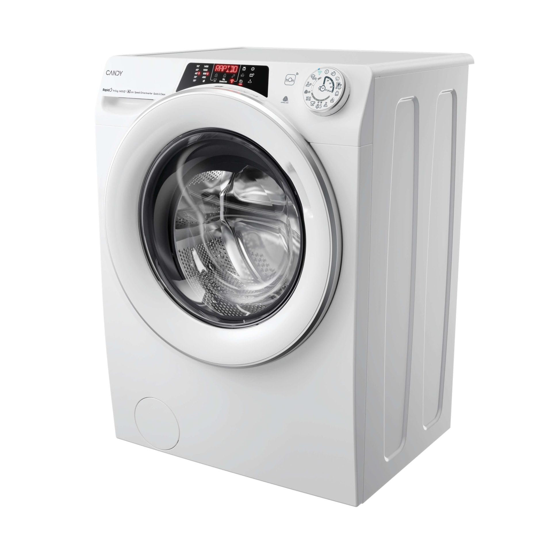 ROW4956DWMS9-S RapidÓ - Lavasciuga 9+5 Kg, 1400 giri, Inverter, Wi-Fi, Classe energetica C