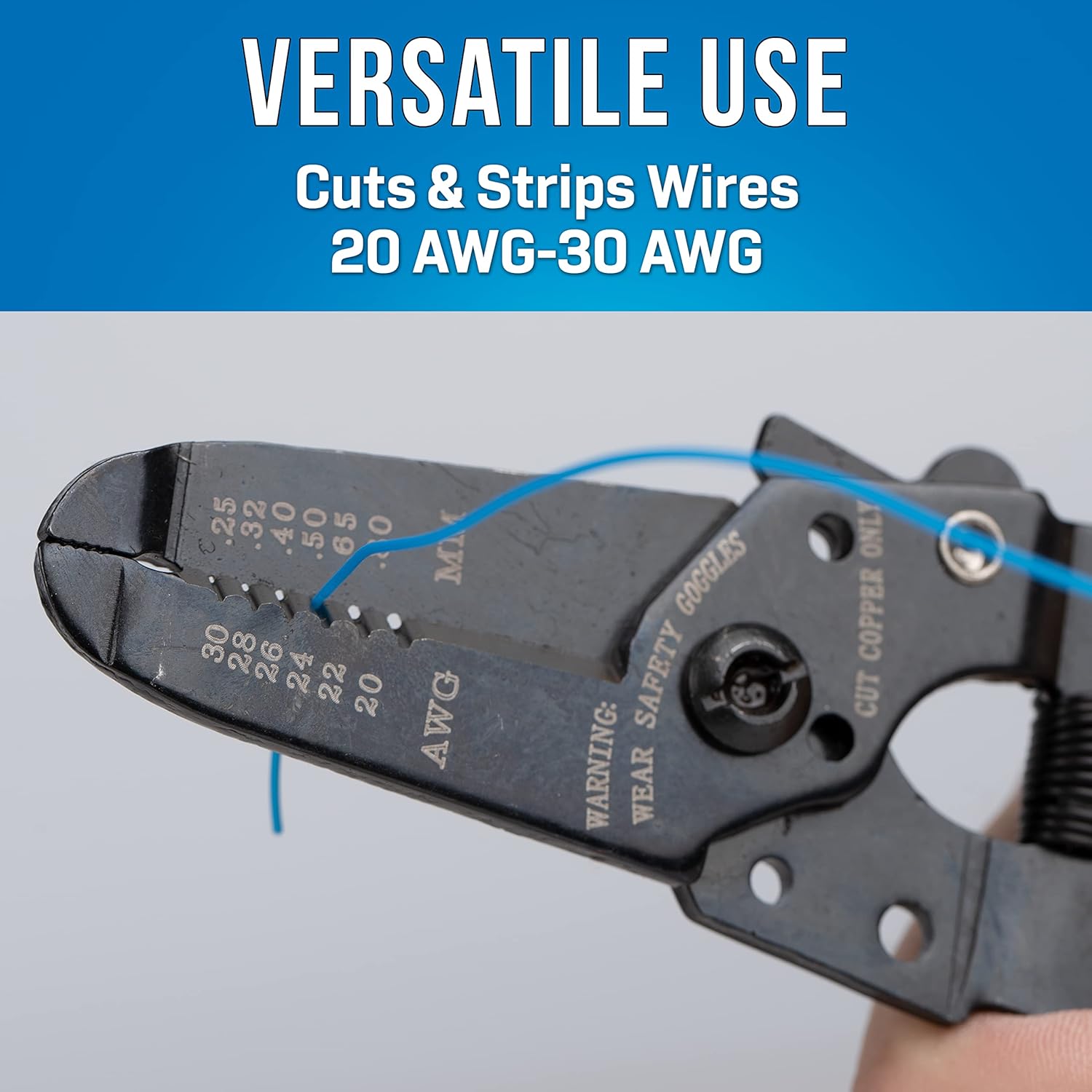 Jonard Tools JIC-2030 20-30 AWG Wire Stripper and Cutter, 6-3/4" Length (Pack of 2)