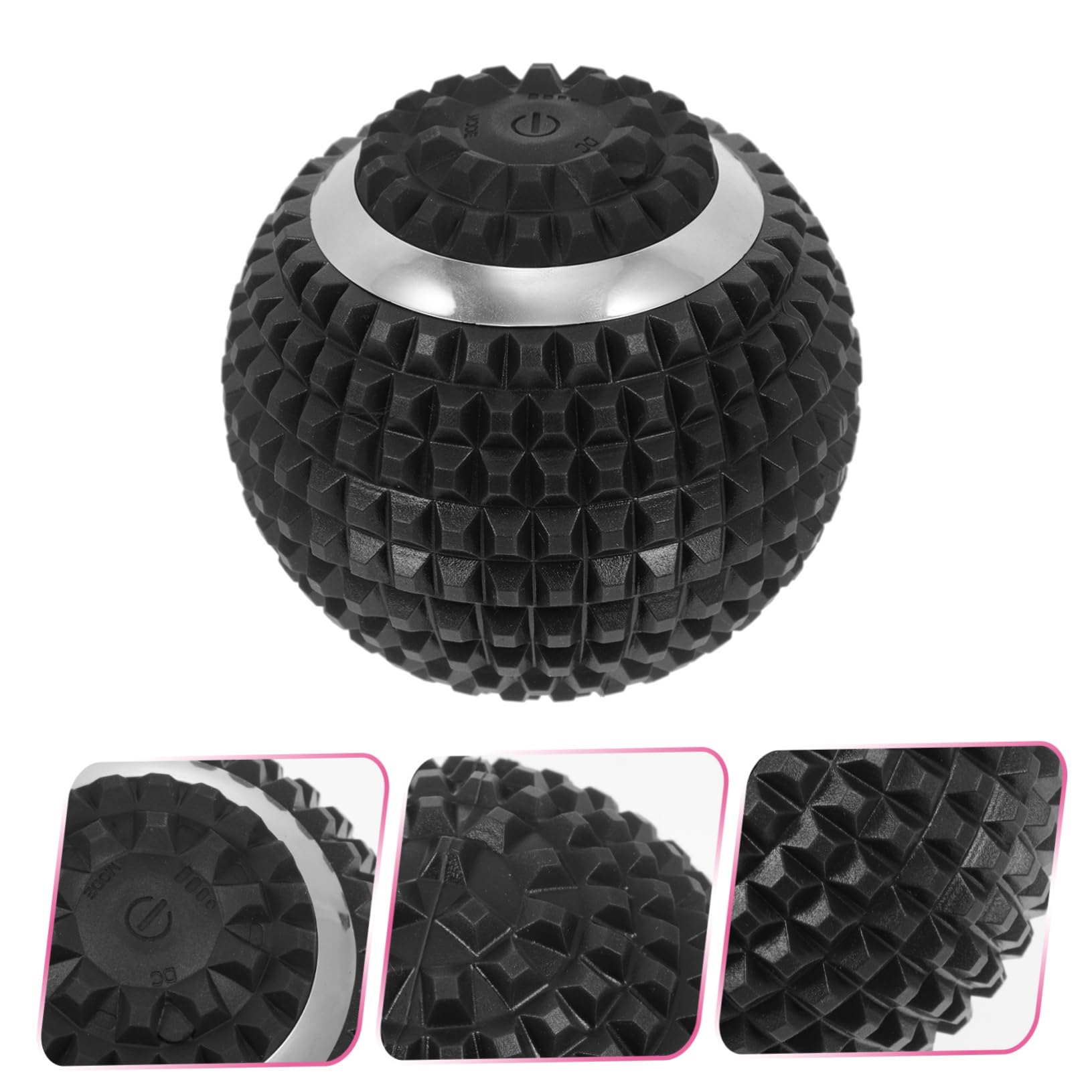 Pelota De Masaje De Pies Eléctrica Para Relajación Muscular Masajeador De Pies Función De Relajación Para Uso Casa o Gimnasio Negro