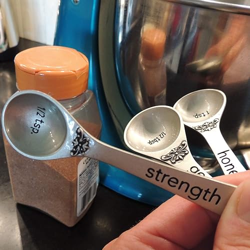 Miniatura 3 de Abbey Gift Se Irish Amazing Woman - Juego de 4 cucharas medidoras con tarjeta, 3 916 a 4 pulgadas