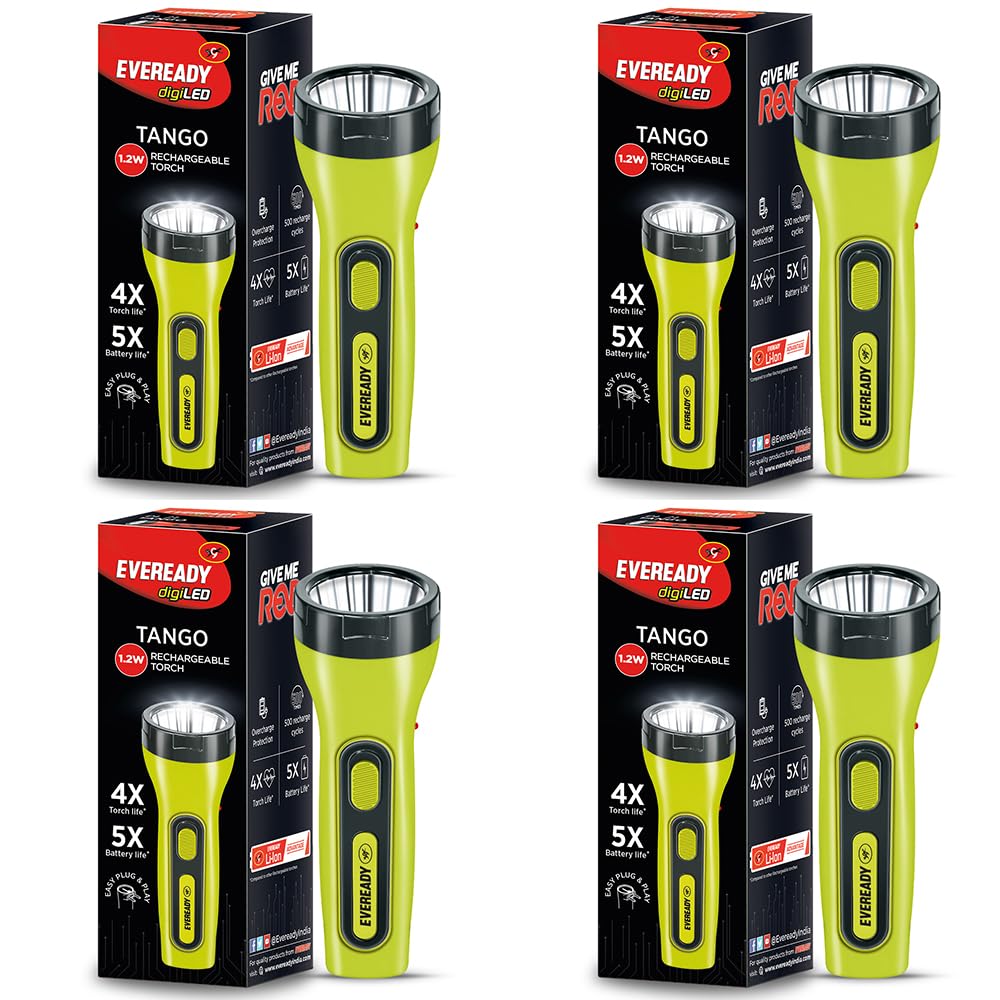 See full amazon price history chart for Eveready Tango DL21 Flashlight |1.2 W LED with Overcharge Protection| 3 hrs Charging | Pack of 4 Eveready Tango DL21 Flashlight |1.2 W LED with Overcharge Protection| 3 hrs Charging | Pack of 4 (B0D12WCVNT) Amazon Price History, Amazon Price Tracker