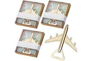 Airplane Bottle Opener Wedding Favors