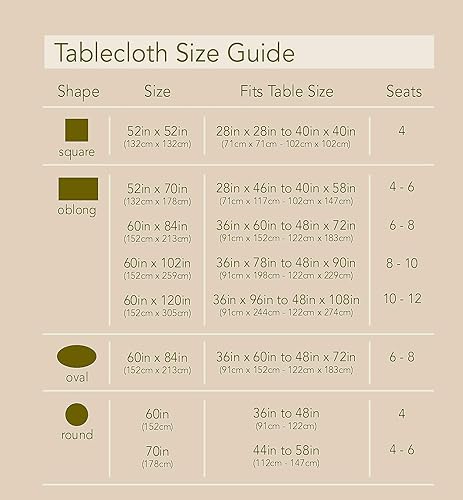 Miniatura 8 de Lintex - Mantel de tela de algodón 100 % para otoño y Acción de Gracias estilo de cabaña - Diseño a cuadrosbloques grandes con colores otoñales,