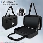 First Aid Organisateur de sacs vides, compacts et portatifs de fournitures médicales avec des compartiments multiples, idéal pour le voyage, le camping, la randonnée et l'utilisation à domicile