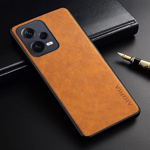 Miniatura 9 de AIORIA Funda protectora completa para Xiaomi Redmi Note 12 Pro 5G, funda de cuero premium para teléfono con diseño retro para Redmi Note 12 Pro 5G