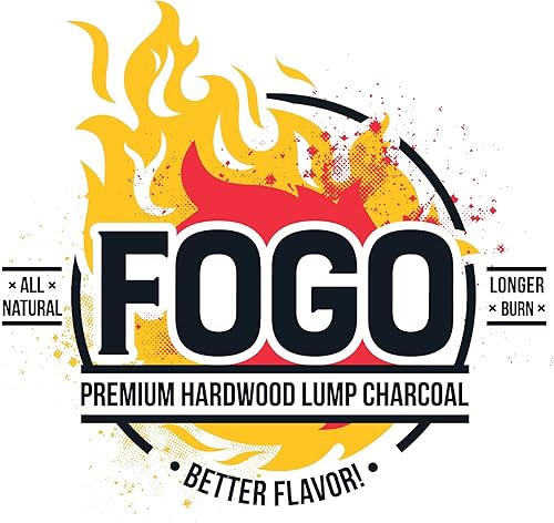 Miniatura 9 de FOGO Madera dura de roble de primera calidad, totalmente natural, tamaño mediano y pequeño, carbón vegetal para asar y ahumar, bolsa de 17.6 libras