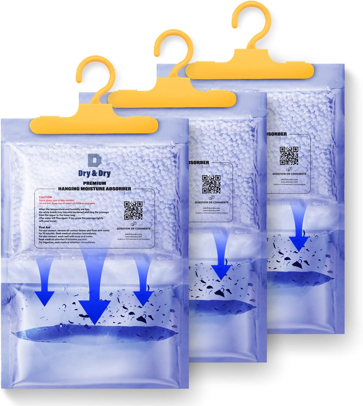 Dry & Dry 3 Packs 7 Oz/Pack] Moisture Absorbers