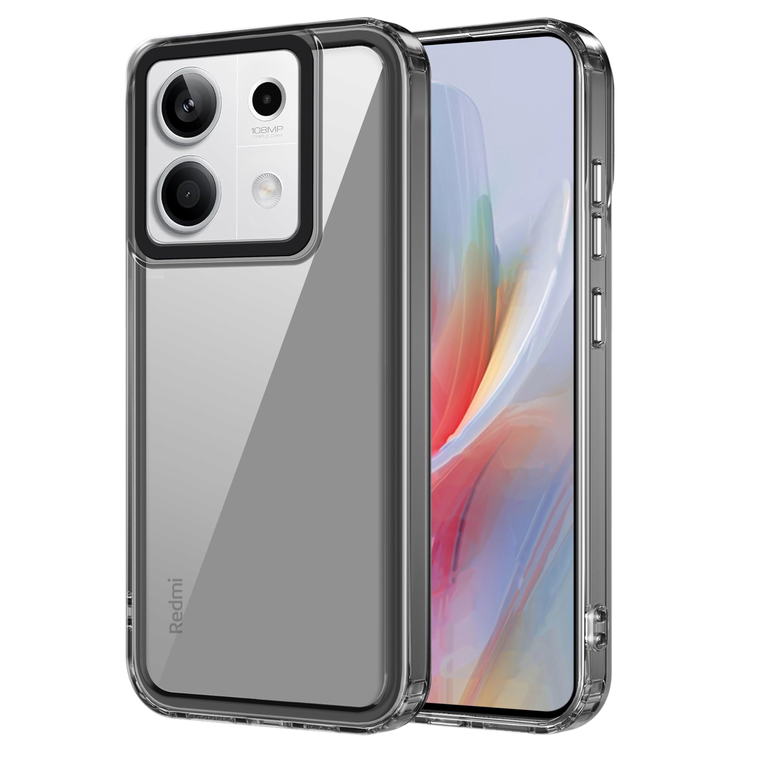 Zapcase Back Case Cover for Mi Redmi Note 13 5G | Compatible for Mi Redmi Note 13 5G Back Case Cover | Case Cover with Camera Protection | (TPU + PC | Translucent Black) (B0CSP8FTRX) Amazon Price History, Amazon Price Tracker