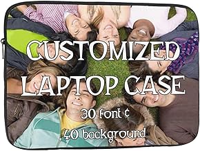 Custom Laptop Bag Add Your Photo Text for Personalized Computer Case Design Laptop Sleeve Case Cover Gifts Customized Work Business Office Shockproof Briefcase 12 Inch