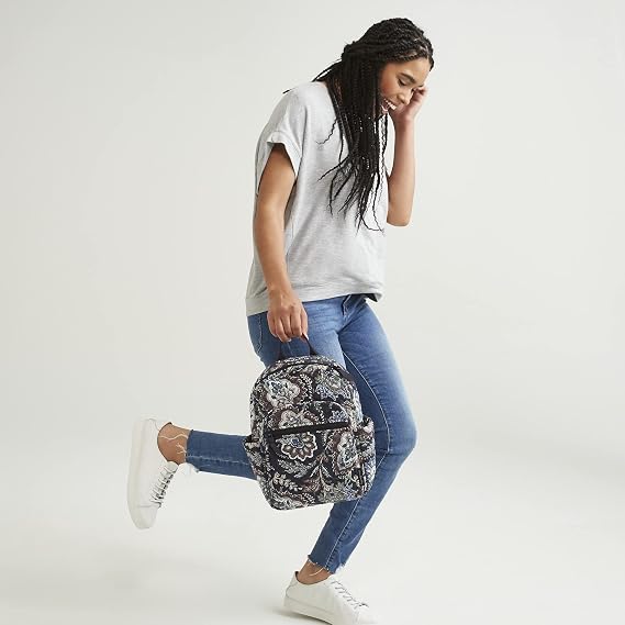 Vera Bradley Women's Iconic Signature Cotton Small Backpack