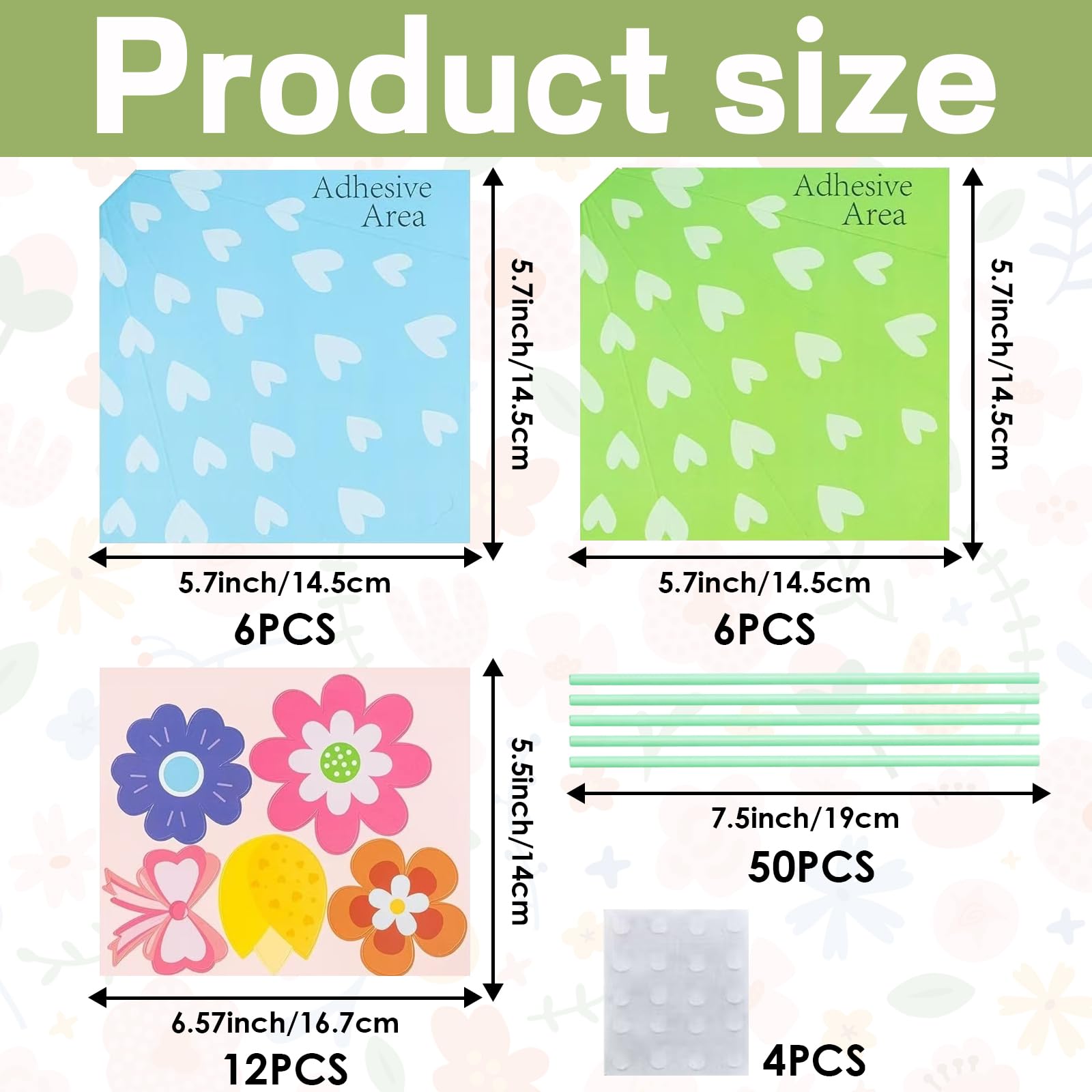 Tniytru 78Pcs Mothers Day Crafts for Children, DIY Flower Making Kits for Kids - Image 2