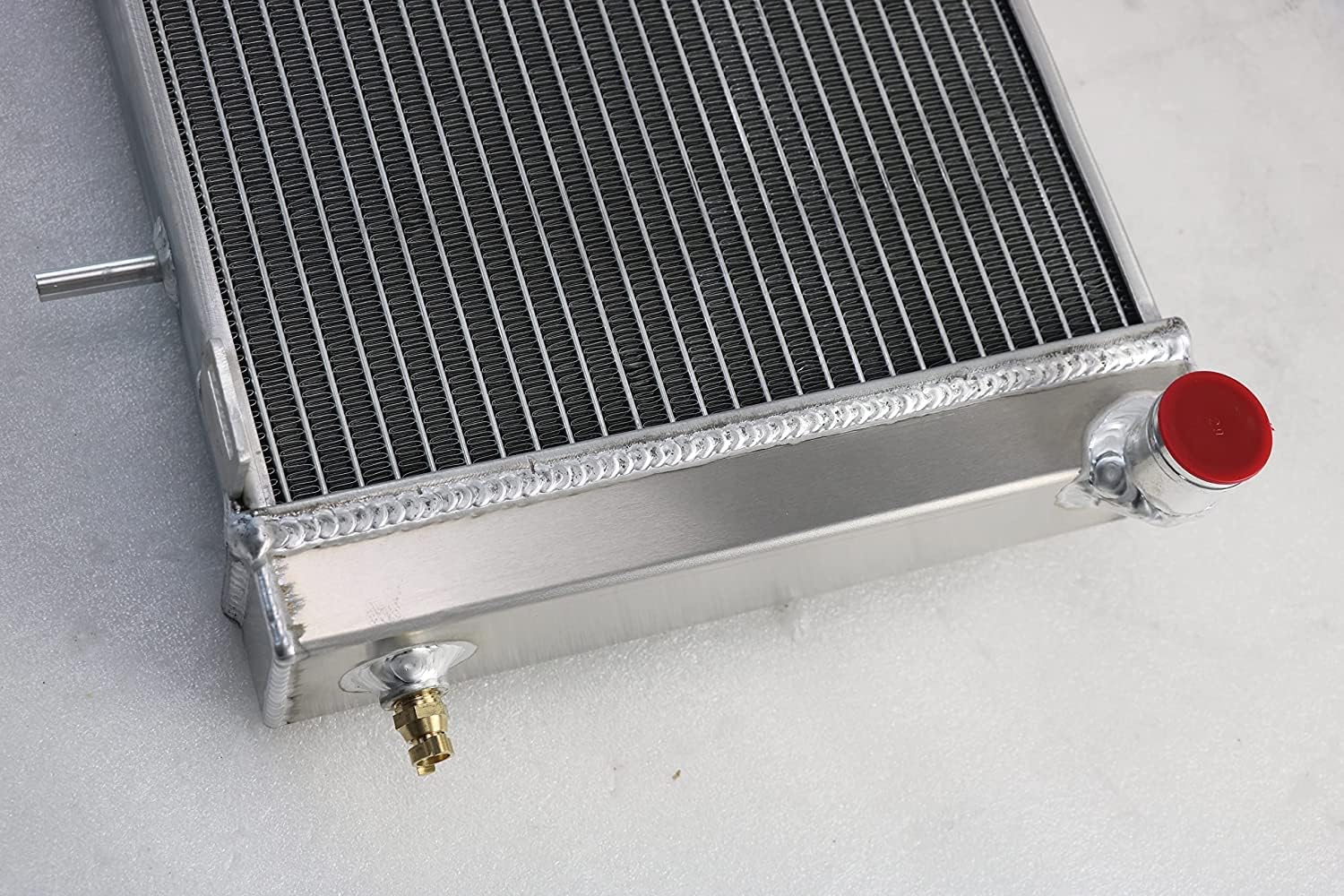 All Aluminum Radiators Replacement for 1991-2001 Jeep Cherokee Comanche 2.5 4.0 L4 L6 Engine, 1 Row Radiador 1992 1993 1994 1995 1996 1997 1998 1999 2000