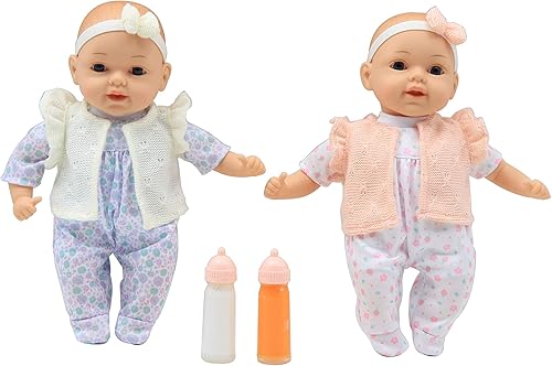 My Dream Baby Dolls- 13" Happy Twins