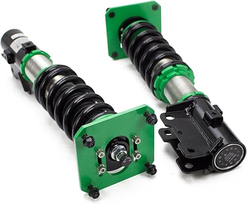 Miniatura 3 de Rev9 R9-HS2-029 Hyper-Street II Kit de bajada de suspensión de coilover, amortiguador monotubo con ajuste de rebote de 32 clics, longitud completa