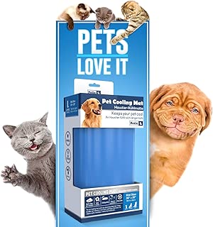PETIC - Groß 50x90cm Kühlmatte für Hunde Katzen Haustiere | Kältematte für hunde | Selbstkühlende Hundedecke | Kühlkissen Hund Klappbare Kühldecke Matte | Large Self Cooling Gel Mat for Dog Cat Pets im test