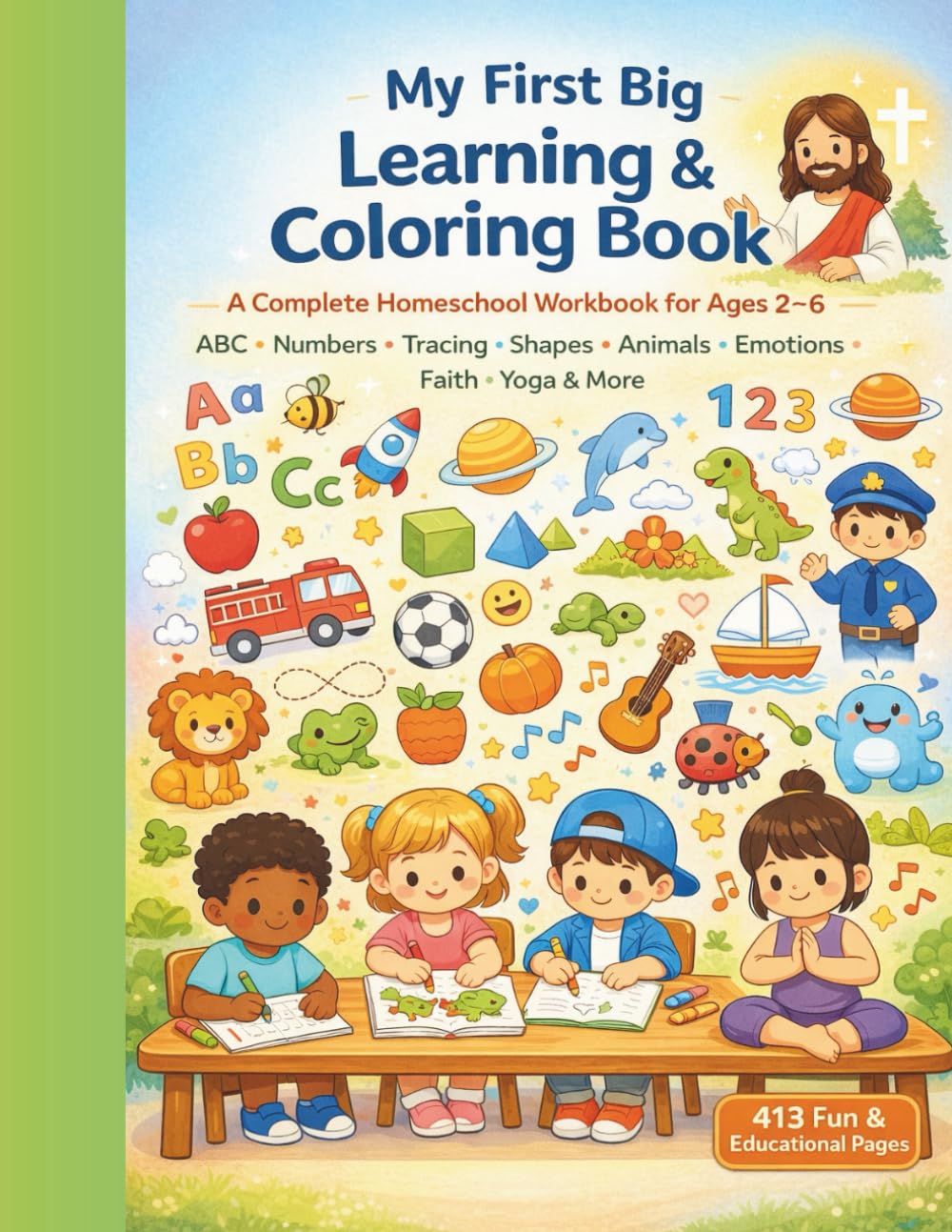 Livre d'éveil et de coloriage pour partager des moments en famille