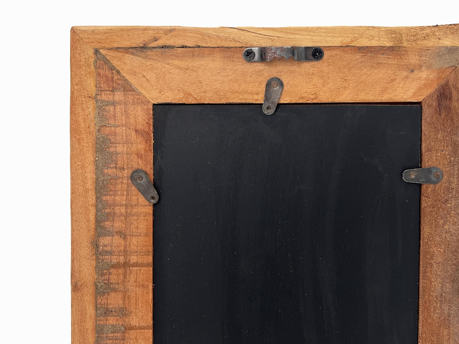 Woodkings Bilderrahmen-Set Sumatra | 3er Set aus Altholz | 3 Größen Holzrahmen Wanddeko Wohnzimmer Flur Schlafzimmer | rustikal kreativ individuell