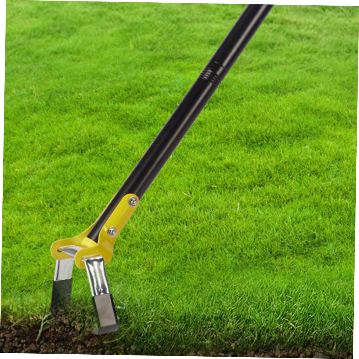 GALPADA Small Garden Hoe Ergonomic Hand Removal Tool for Efficient Gardening Sturdy Manganese for Weeding and Soil Cultivation