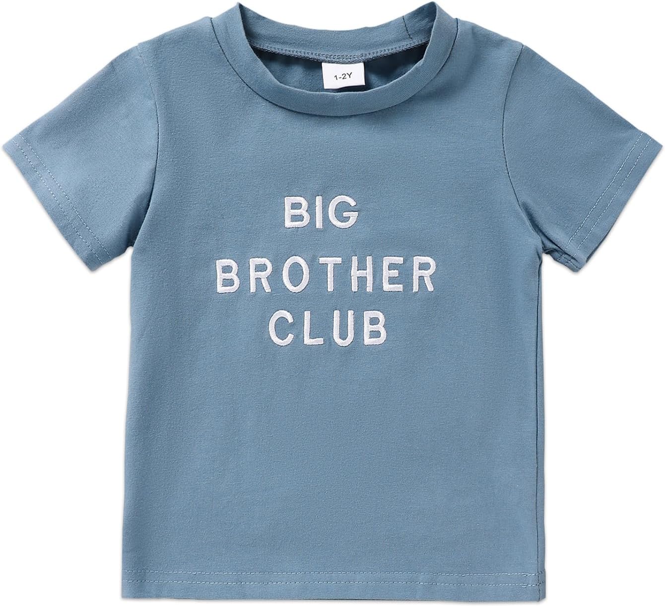 Baby Boy Clothes Big Brother T Shirt Toddler Boy Summer Cotton Short Sleeve Tops for 1-5T Baby Boy Outfits