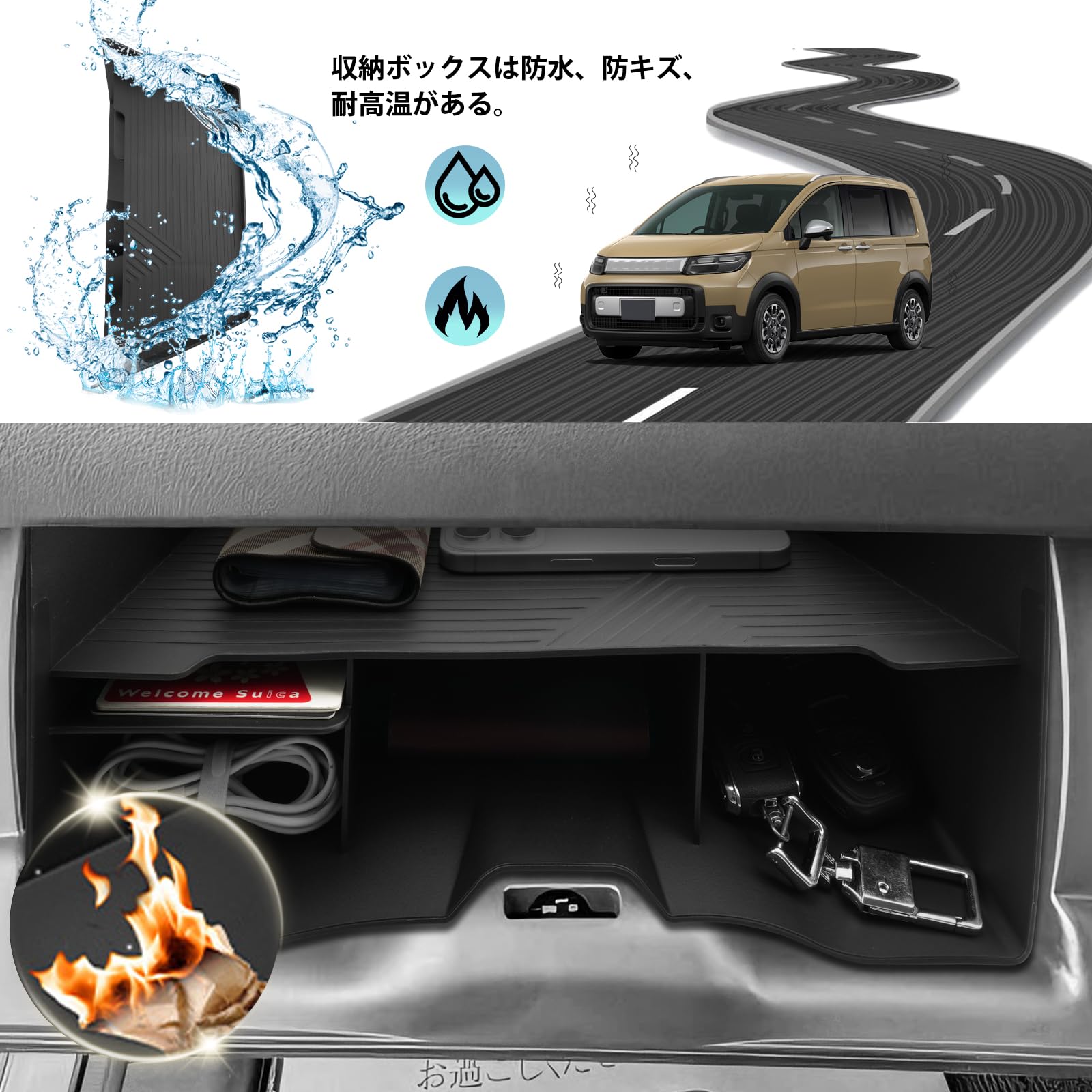 プロボックス グローブボックスの目隠し トレー 小物置き 【公式通販】
