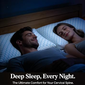 Memory Foam Pillows Standard Size Set of 2,Cooling Pillow for Side Sleepers