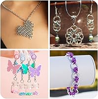 Vista 5 de Craftdady 1000 anillos de acero inoxidable abiertos de 0.394 in redondos de 0.055 in de grosor para fabricación de joyas