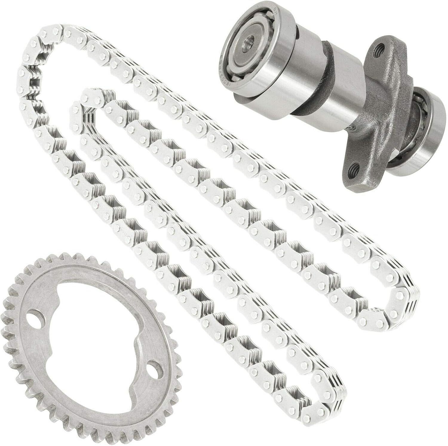 Caltric Camshaft and Timing Gear with Cam Chain Compatible with Honda TRX300EX Spourtrax 300 1993-2008