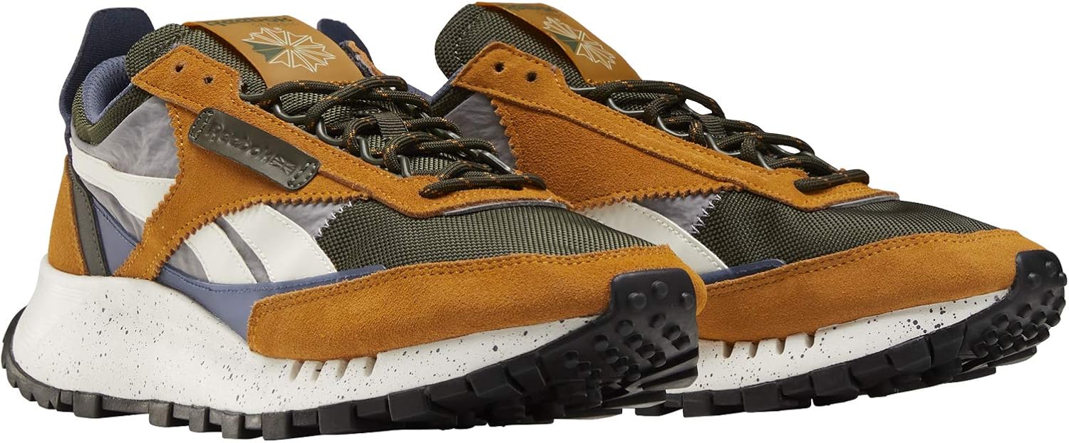 Reebok Women's Classic Legacy Sneaker 5.5 Women/4 Men Rich Ochre/Poplar Green/Smoky Indigo