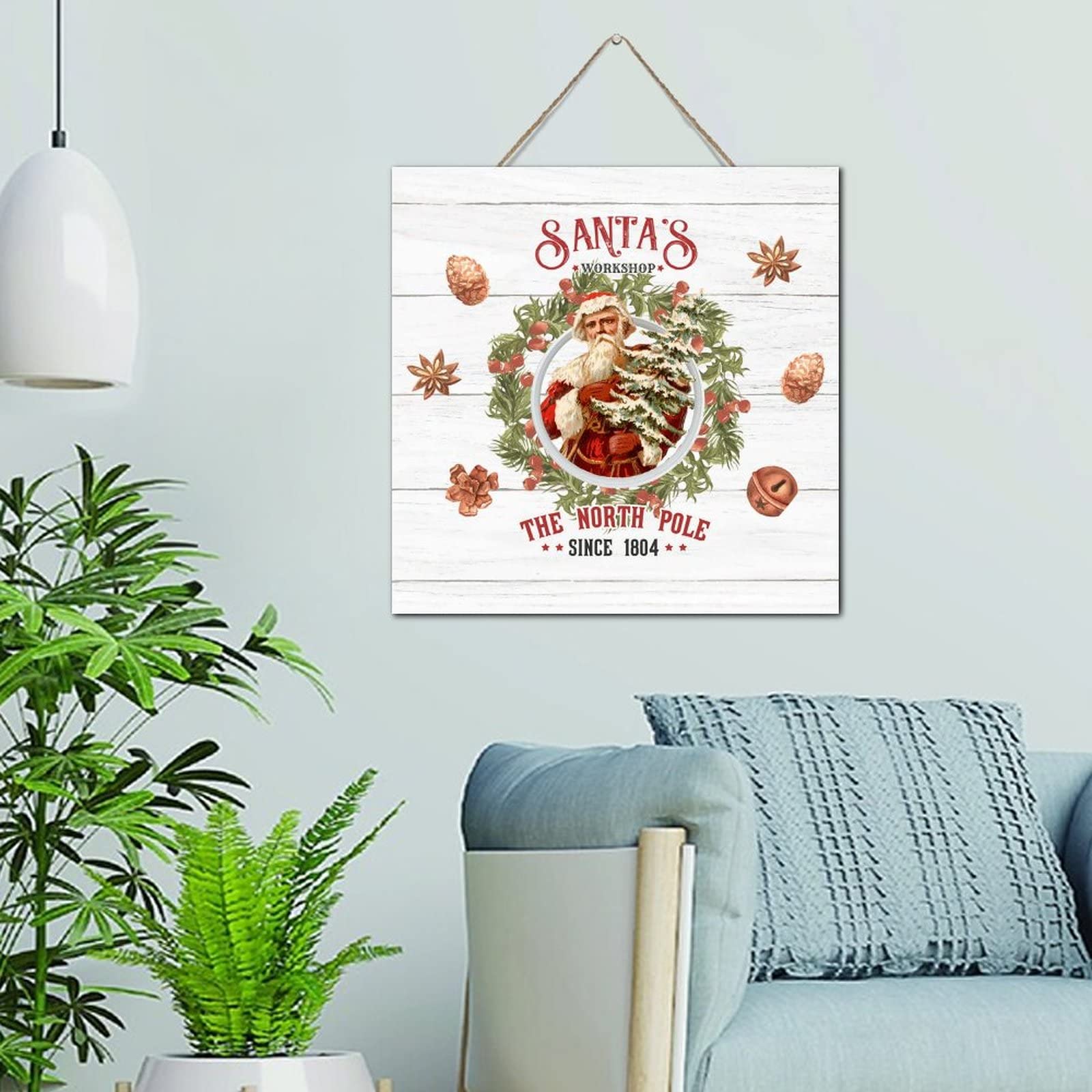 Plaque en bois inspirante pour habiller un mur blanc avec style et originalité