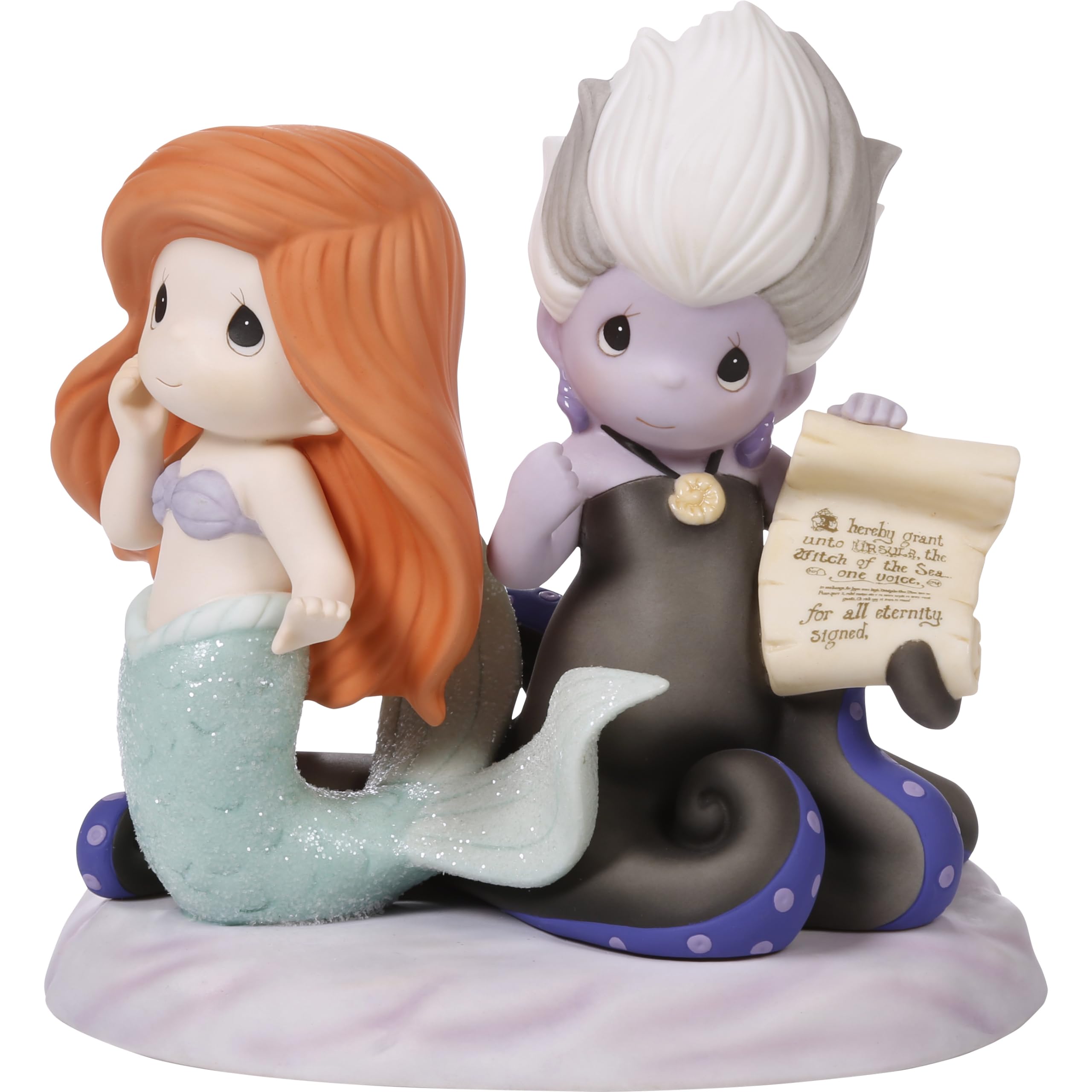 Figurine La Petite Sirène Precious Moments en porcelaine pour décoration de chambre