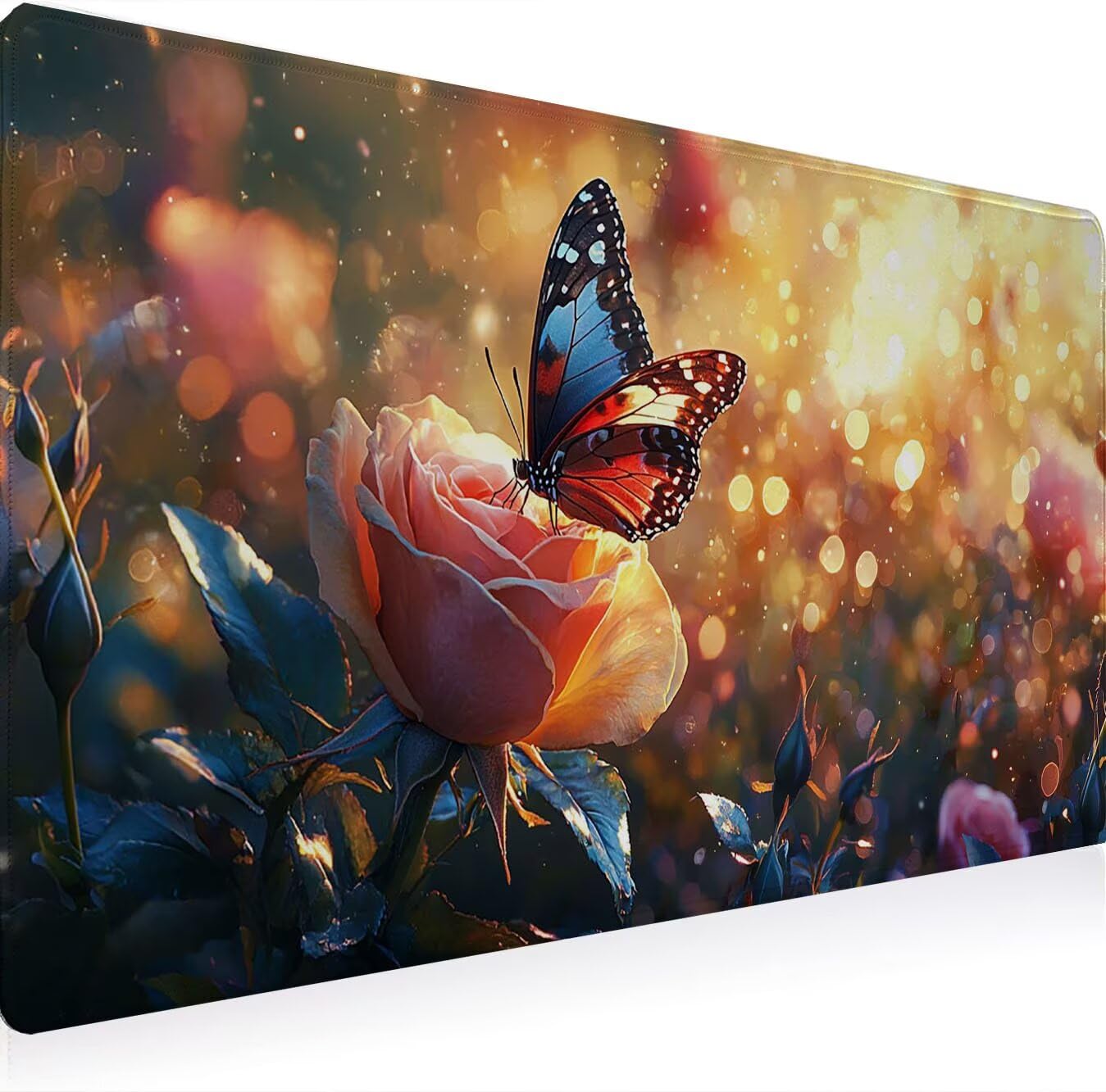 Podkładka pod mysz, podkładka pod mysz XXL 1500 x 800 mm podkładka pod mysz dla graczy, wodoodporna gumowa podstawa, duża podkładka pod mysz do gier na biurko szyte krawędzie wodoodporna