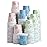 Clawsoff [300 Pack 3 oz Paper Cups, Disposable Bathroom Cups, Small Mouthwash Cups, Mini Paper Cups 3 Ounce for Bathroom